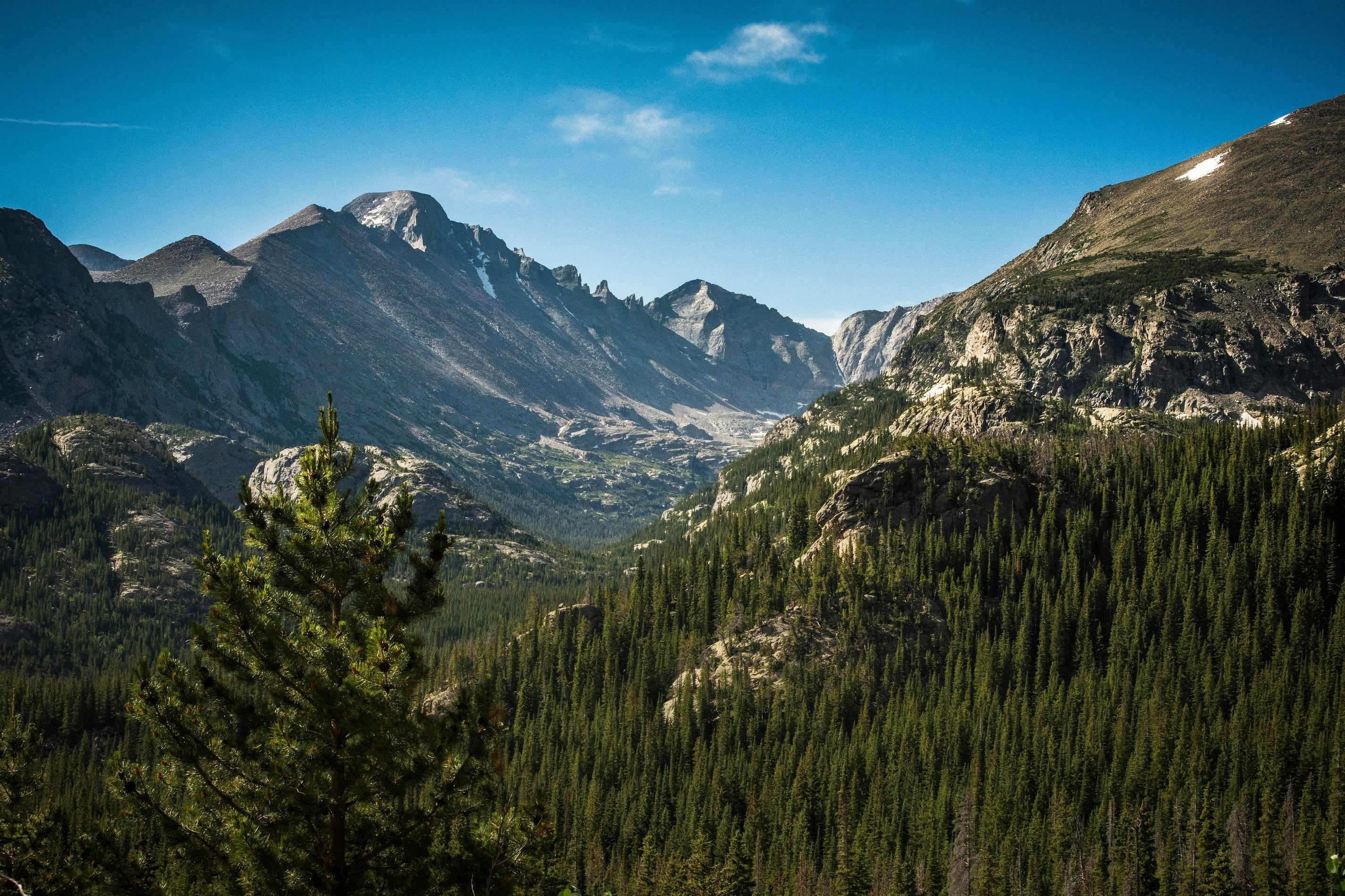 Rocky Mountain National Park in Colorado during the Summertime